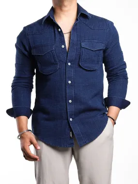 2.0 Acid Blue Non-Denim Shirt