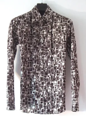 2006 Patterned Silk Evening Shirt