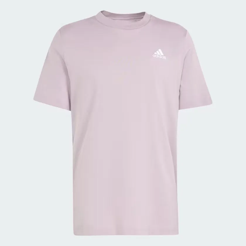 Adidas Mens Small Logo Single Jersey Tee