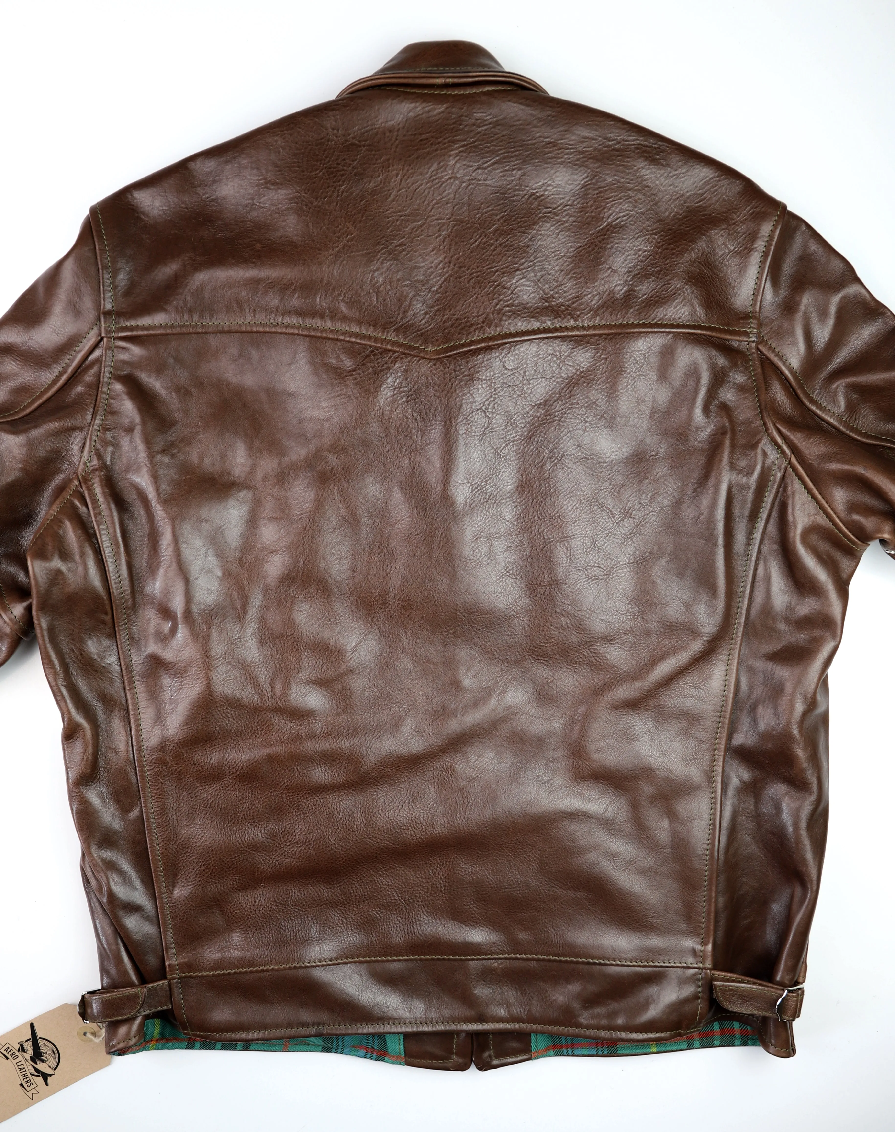 Aero Premier Highwayman, size 44, Chestnut Badalassi Cowhide
