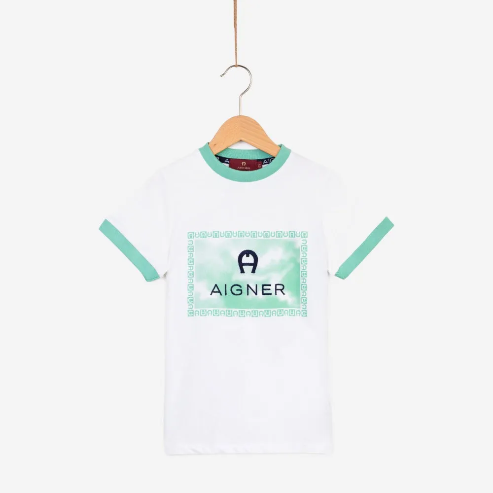 Aigner Kids Boy's Cotton Logo T-Shirt