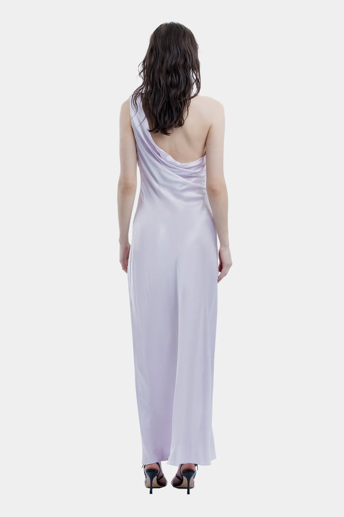 Asym Cowl Maxi Dress