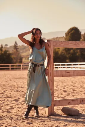   Beryll Julie Silk Maxi Dress | Mint