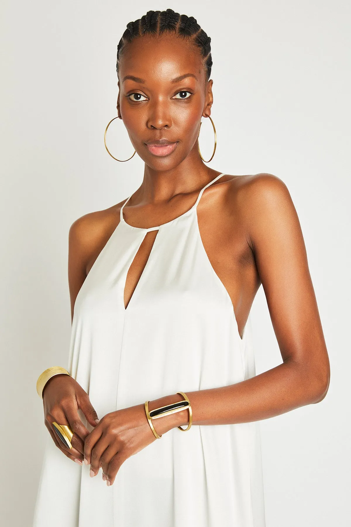   Beryll Sienna Silk Dress | Off-White