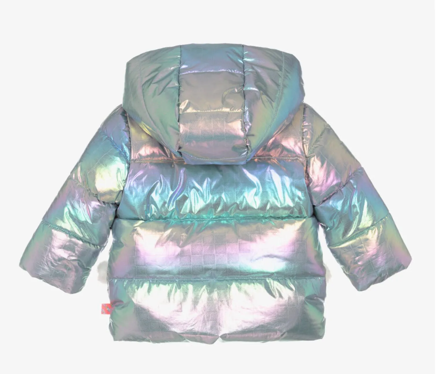 Billieblush Girls Iridescent Puffer Coat