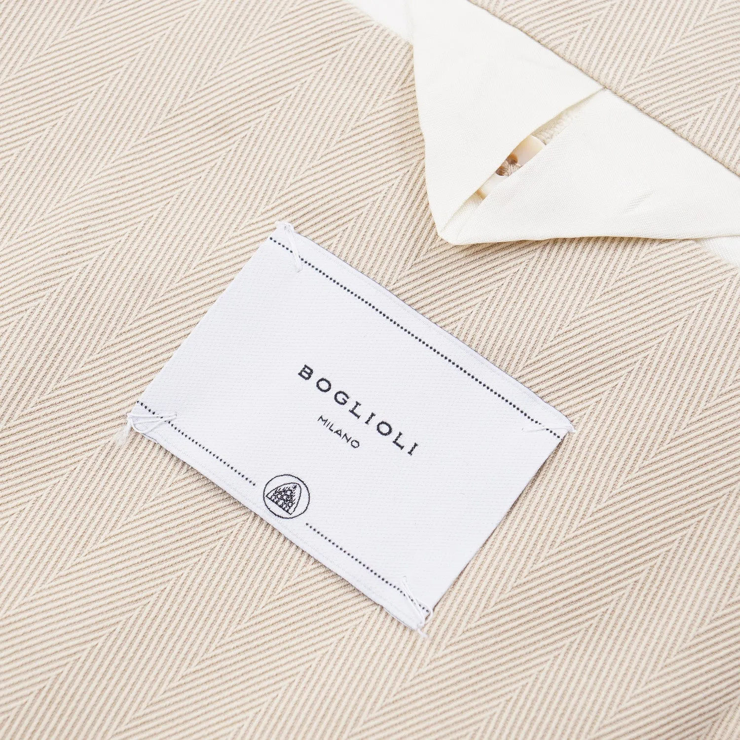 Boglioli Herringbone Cotton 'K Jacket'