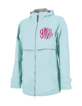 Charles River New Englander Rain Jacket, Aqua