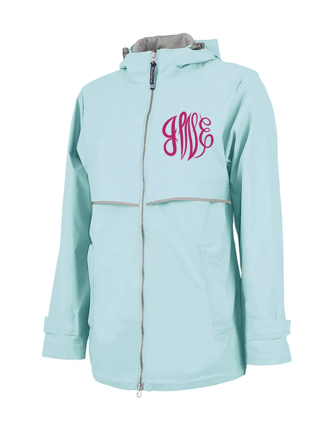 Charles River New Englander Rain Jacket, Aqua