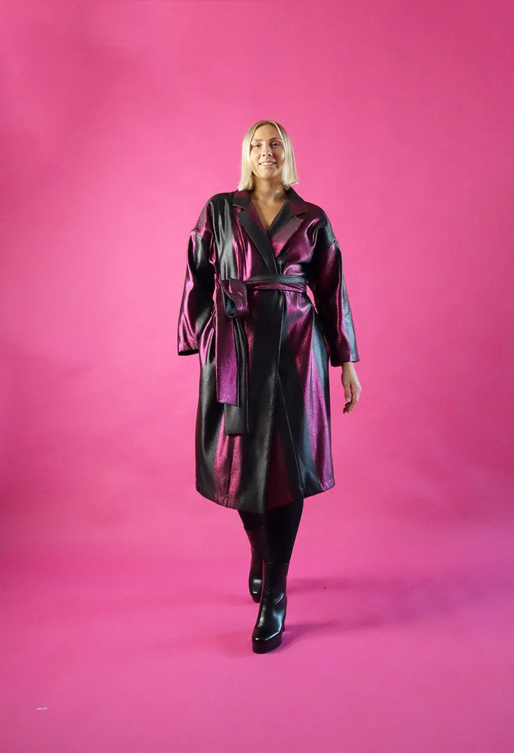 Coat Dress Pink Stripe