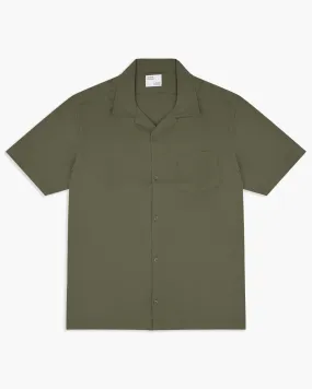 Colorful Standard Linen Shirt - Hunter Green
