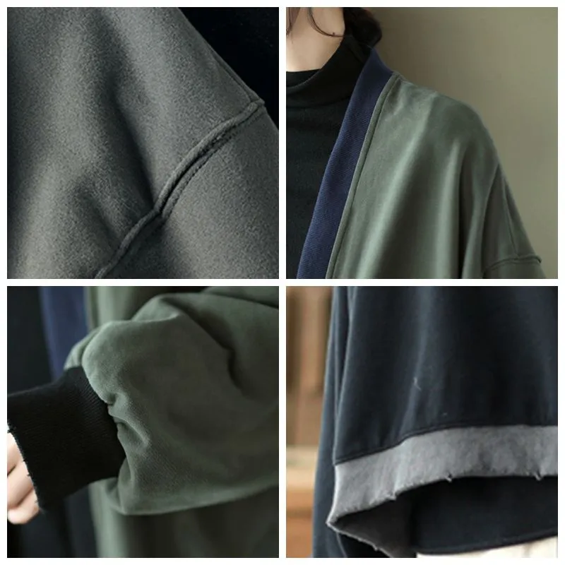 Cotton Women Winter Coats, Long Sleeve Ladies Coat, Loose Spring Coat