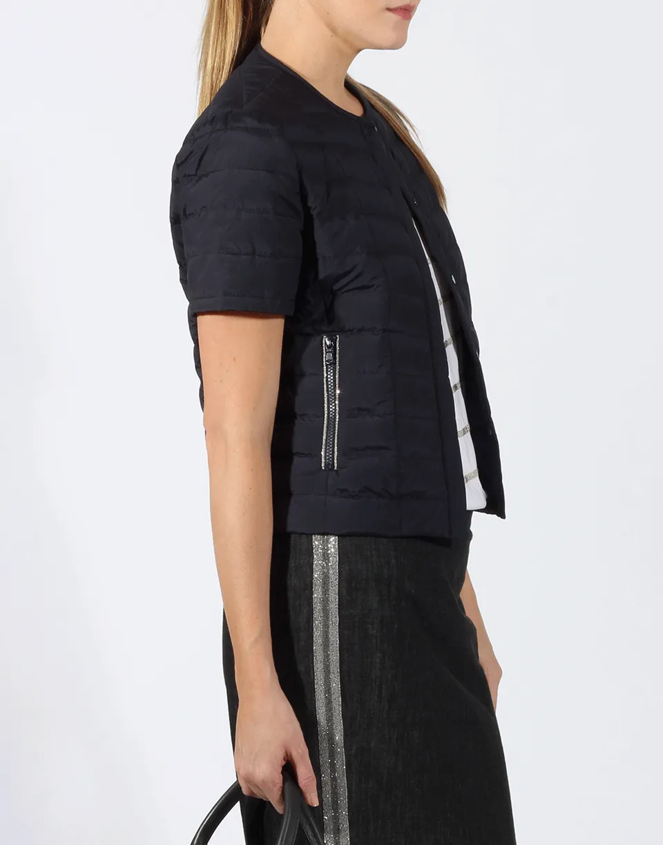 Crop Puffer Techno Jacket