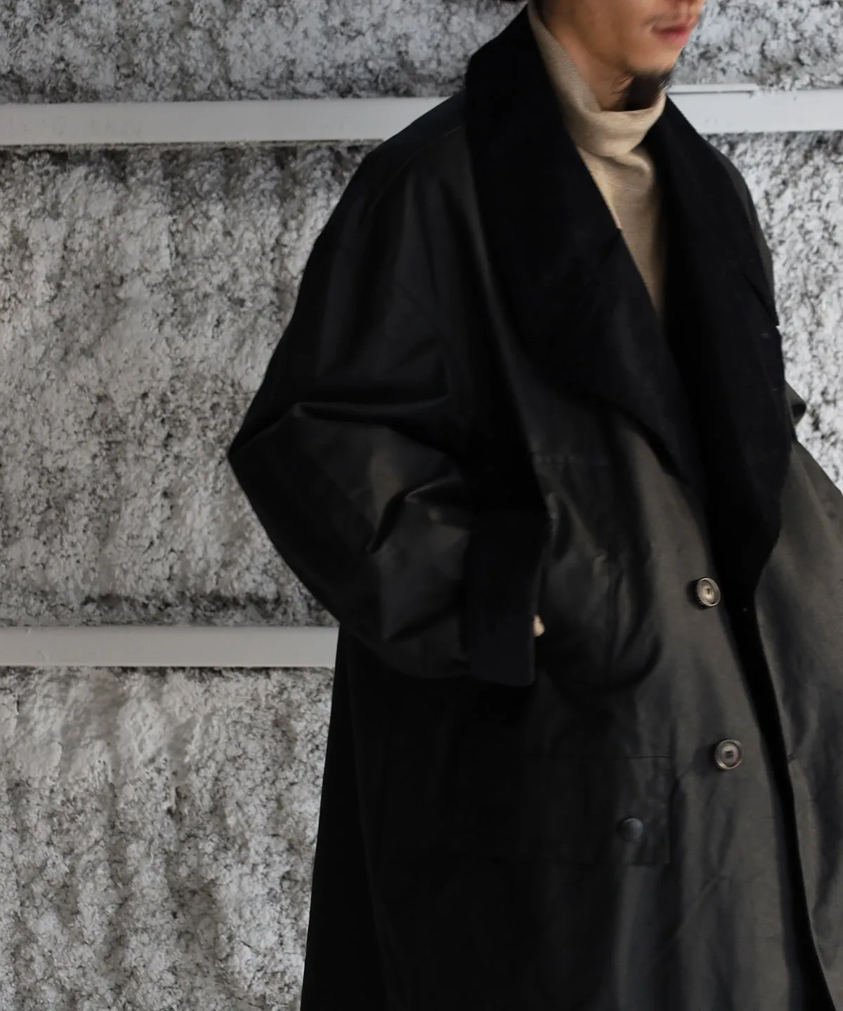 DOUBLE BREASTED HALF COAT - JOHN PARTRIDGE