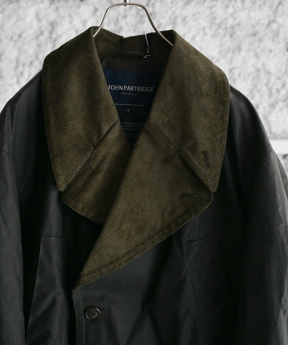 DOUBLE BREASTED HALF COAT - JOHN PARTRIDGE