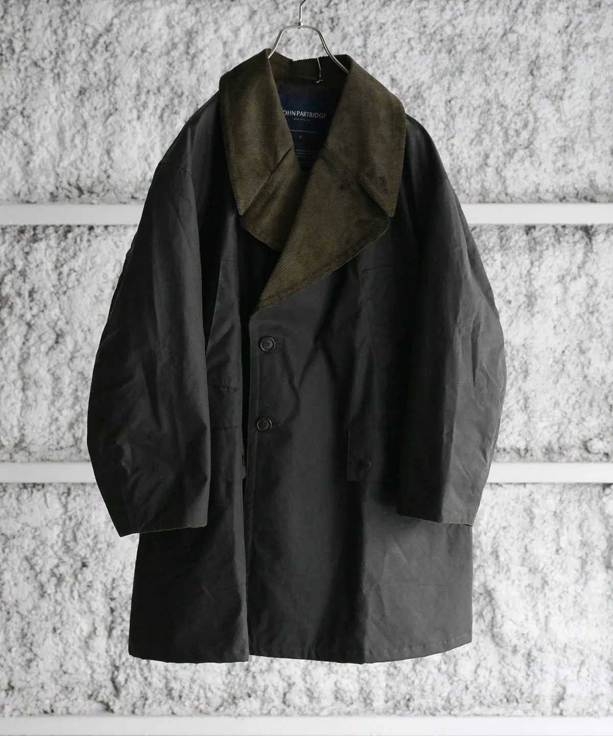 DOUBLE BREASTED HALF COAT - JOHN PARTRIDGE