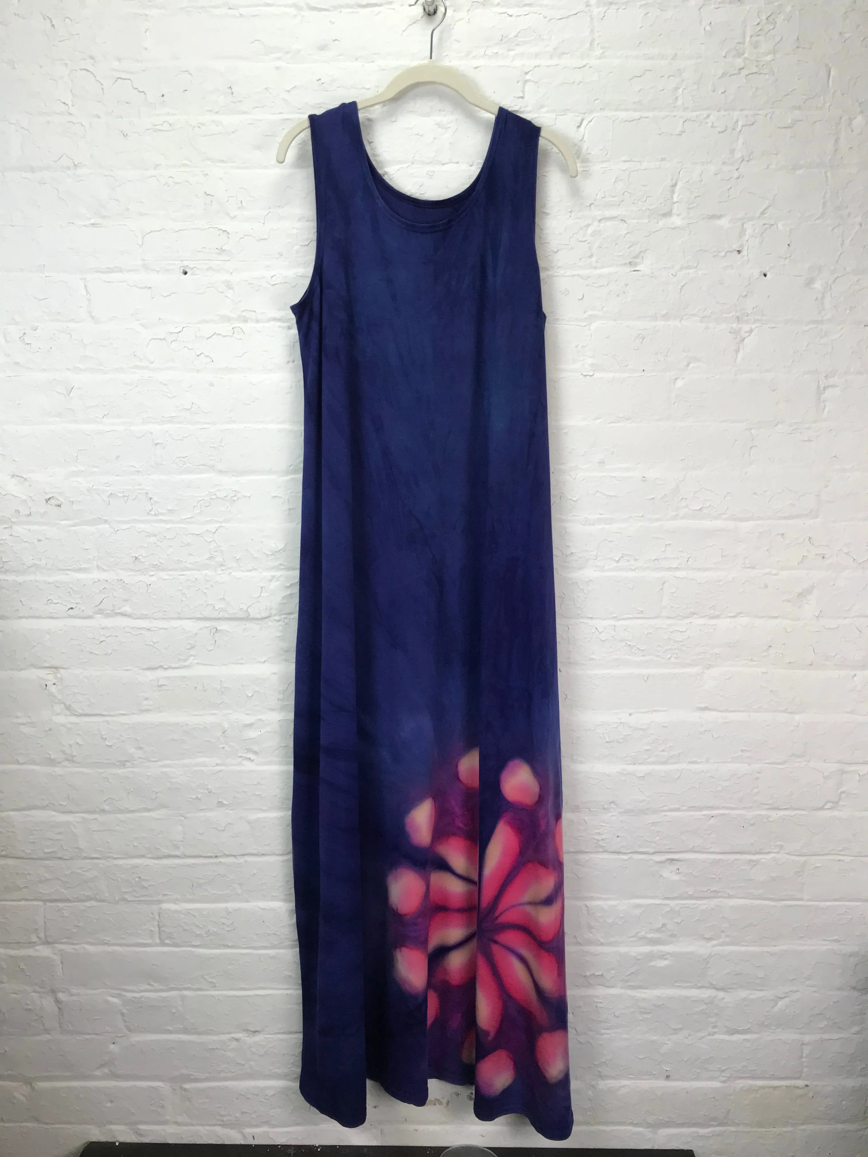 Eileen Maxi Tank Dress in African Whirlygig Daisy