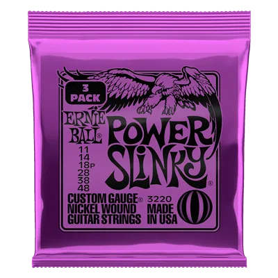 Ernie Ball Power Slinky 11-48 (3 Set Pack)