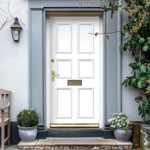 Exterior Ailsa Made to Measure 6 Panel Front Door - 45mm Thick - Six Colour Options