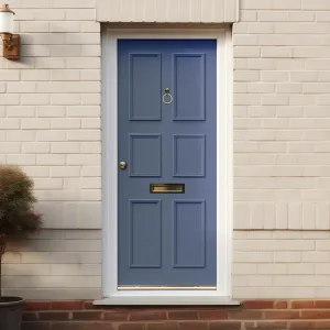 Exterior Ailsa Made to Measure 6 Panel Front Door - 57mm Thick - Six Colour Options
