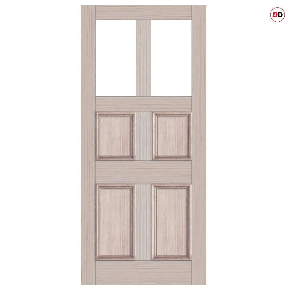 Exterior Ailsa Made to Measure Front Door - 45mm Thick - Six Colour Options - Toughened Double Glazing - 2 Pane