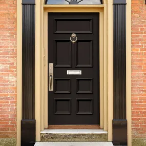 Exterior Victorian Bronte Made to Measure 7 Panel Front Door - 57mm Thick - Six Colour Options