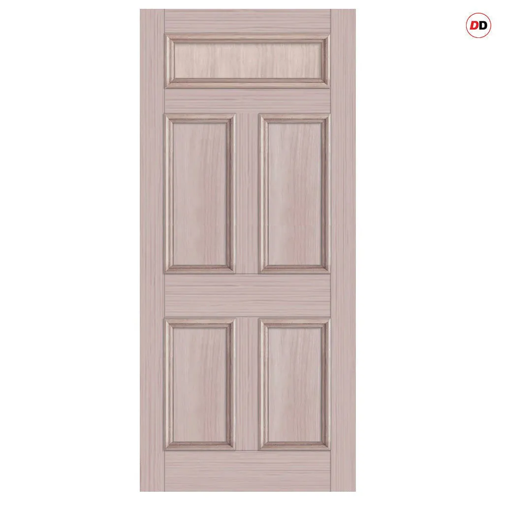 External Nightingale Made to Measure Panelled Front Door - 57mm Thick - Six Colour Options - 5 Panels