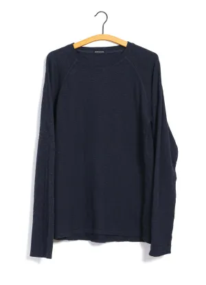 FELIX 25-112-3 | Raglan Long Sleeve T-shirt | Indigo-like