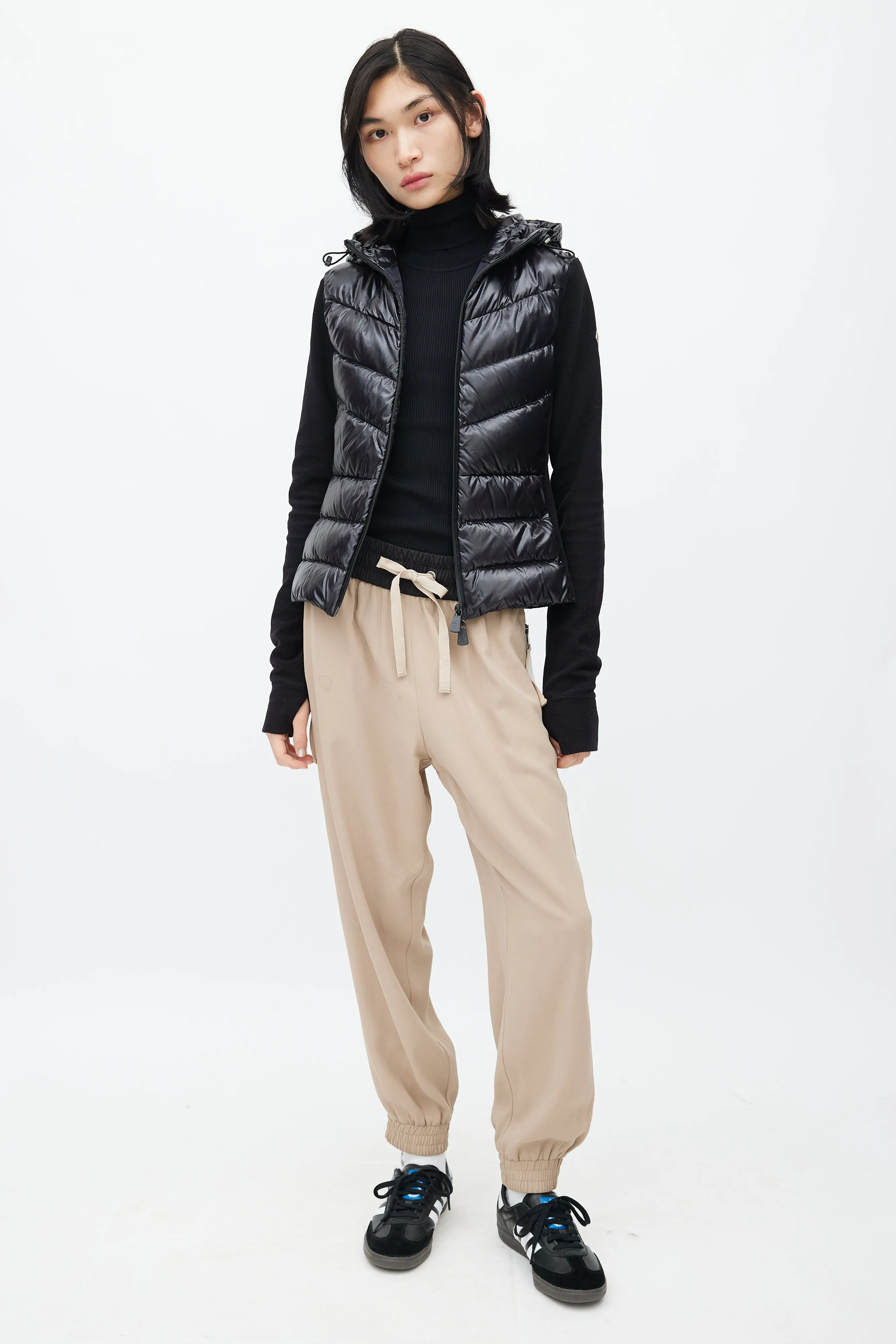 Grenoble Black Combo Technical Puffer Jacket