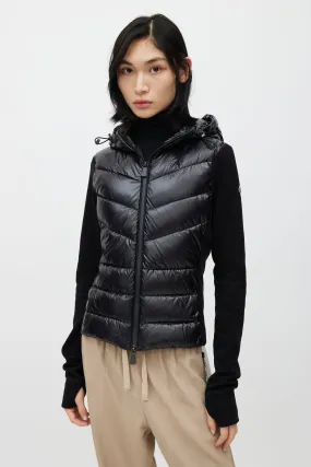 Grenoble Black Combo Technical Puffer Jacket