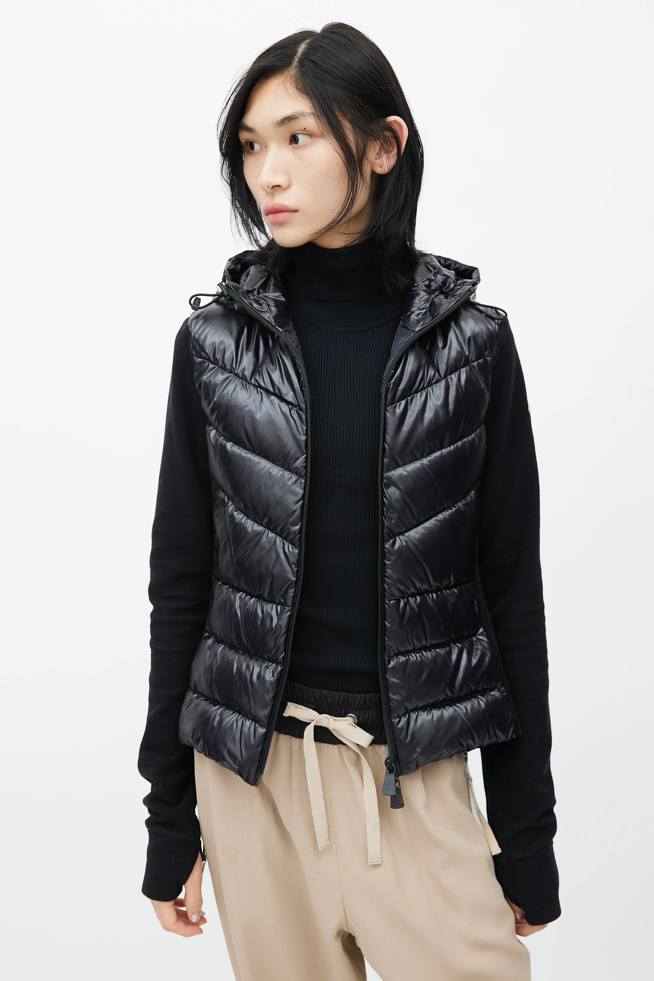 Grenoble Black Combo Technical Puffer Jacket