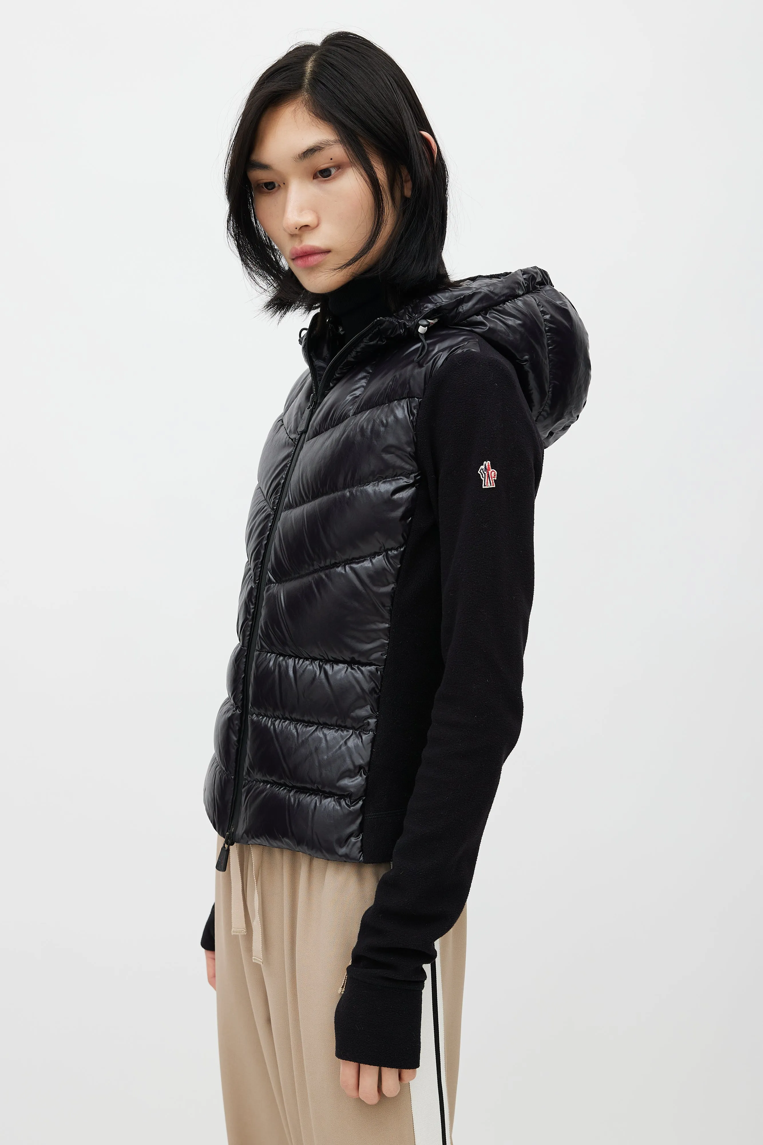 Grenoble Black Combo Technical Puffer Jacket