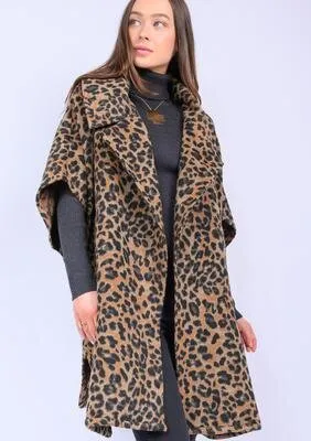 Ivy Jane Shawl Leopard Jacket