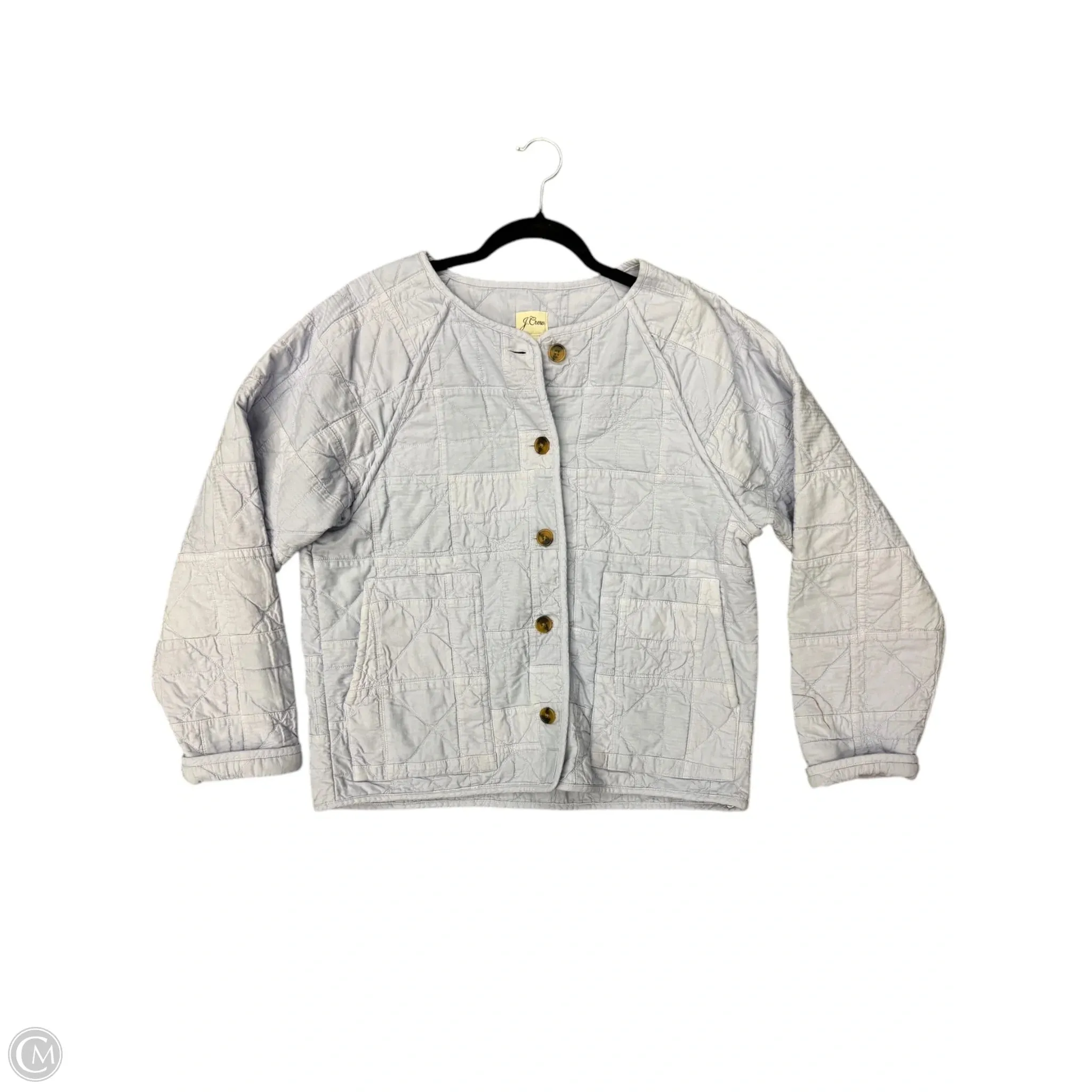 Jacket Puffer & Quilted By J. Crew In Purple, Size: M