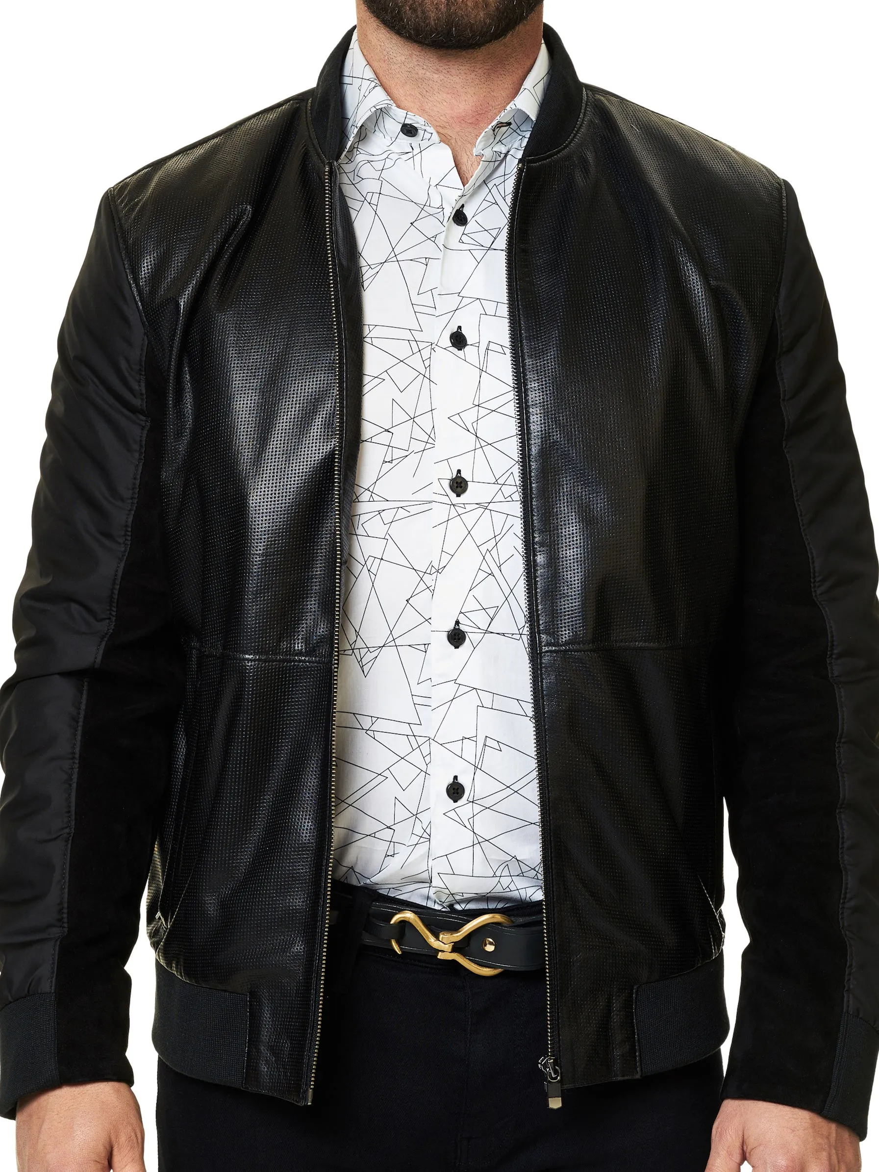 Leather Velvet Black