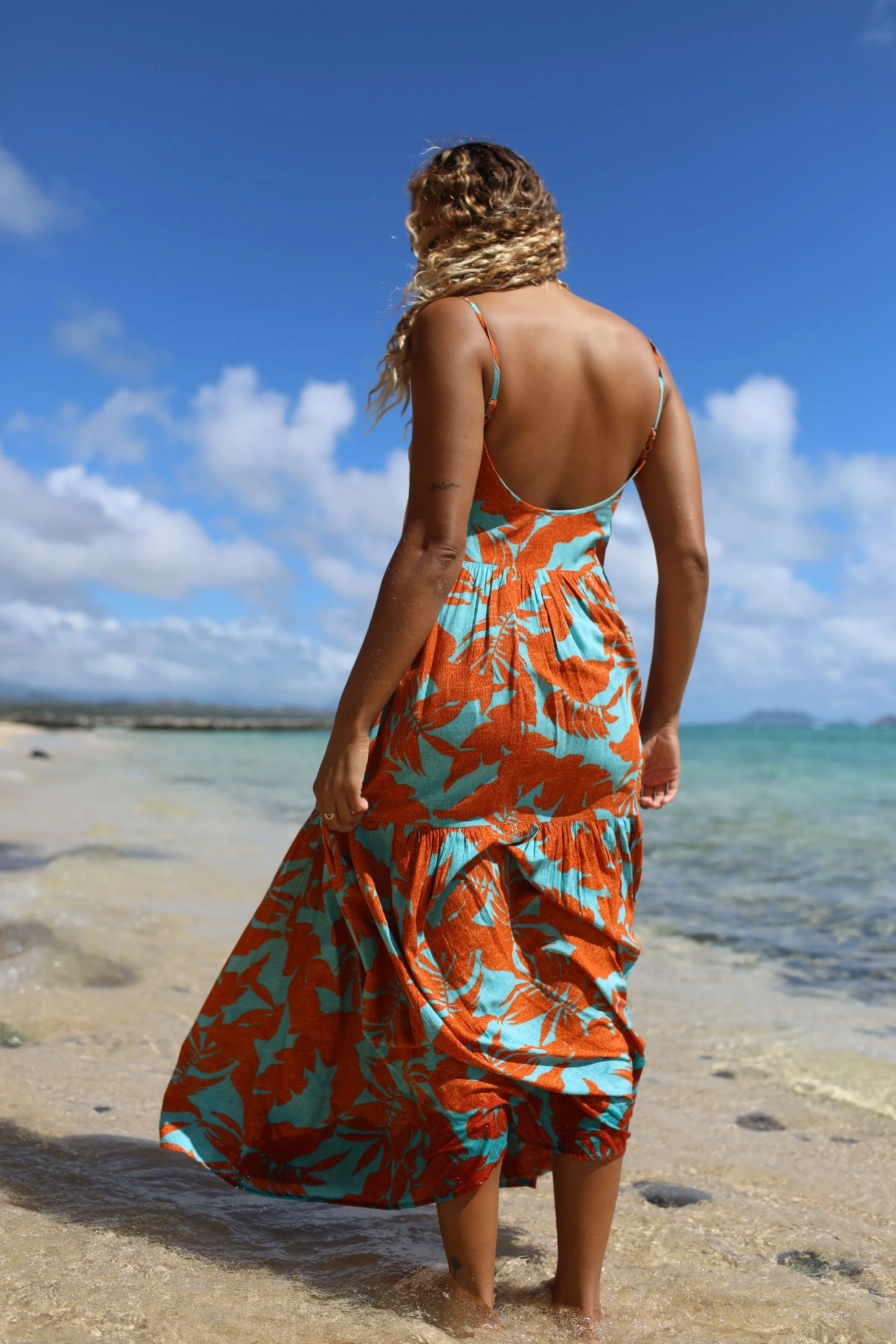 Lāhainā Tiered Maxi Dress