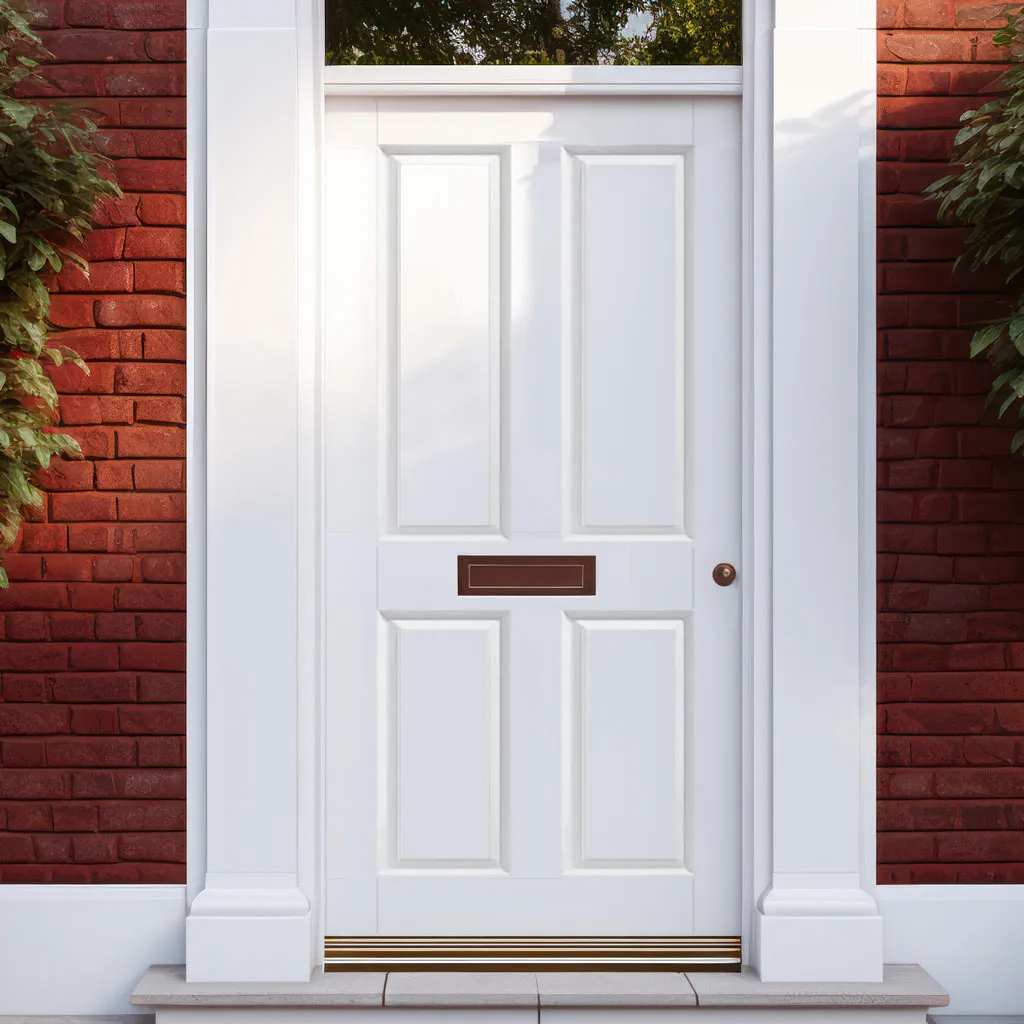 Made to Measure Exterior Colonial 4 Panel Front Door - 45mm Thick - Six Colour Options