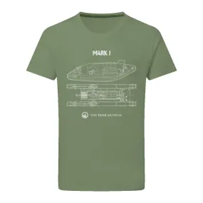 Mark I Tank Blueprint T-Shirt
