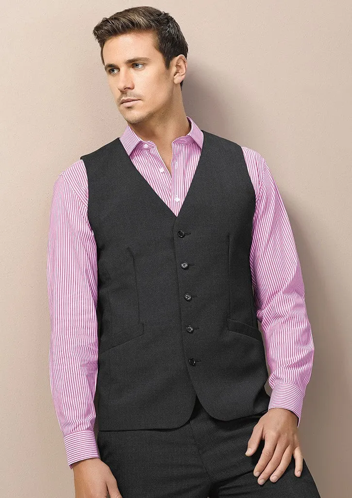 Mens Comfort Wool Longline Vest