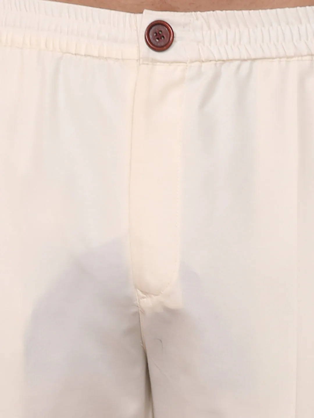 Men's Yellow Kurta Jacket Trousers Set