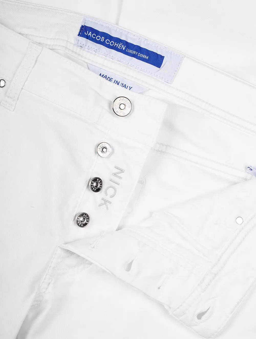 Nick 5 Pocket Chino White