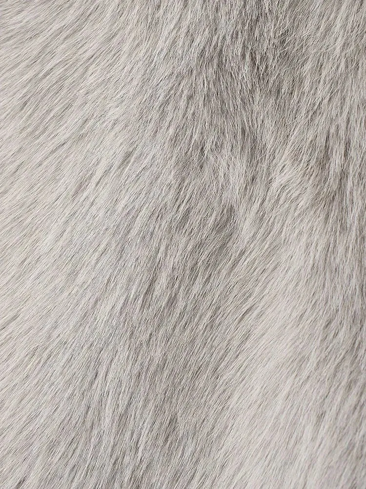 ONKOGENE 2024 Winter Künstliche Pelz Wirkung Kurze Frau Jacke Top Outdoor Stil Warme Frauen Outer