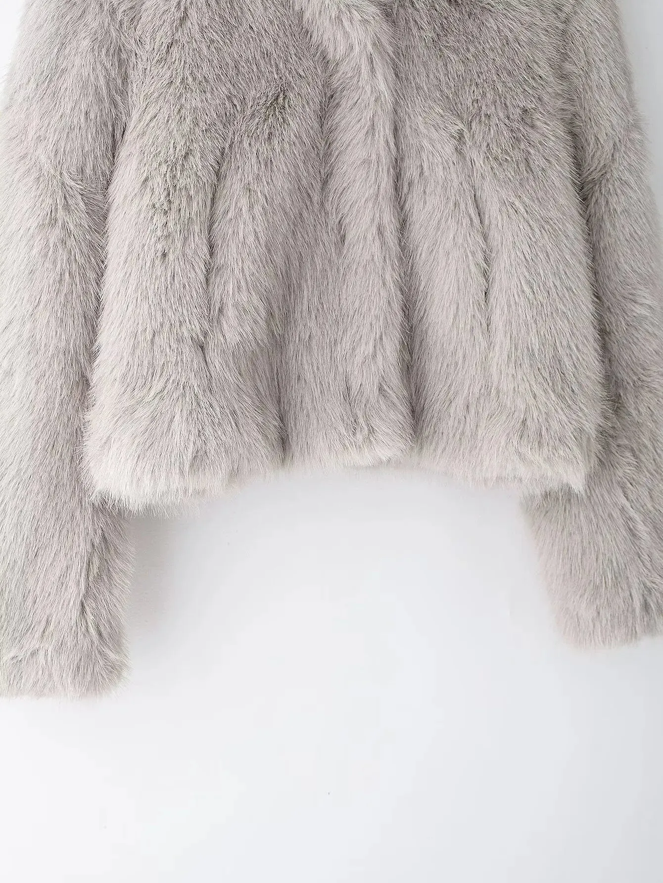 ONKOGENE 2024 Winter Künstliche Pelz Wirkung Kurze Frau Jacke Top Outdoor Stil Warme Frauen Outer