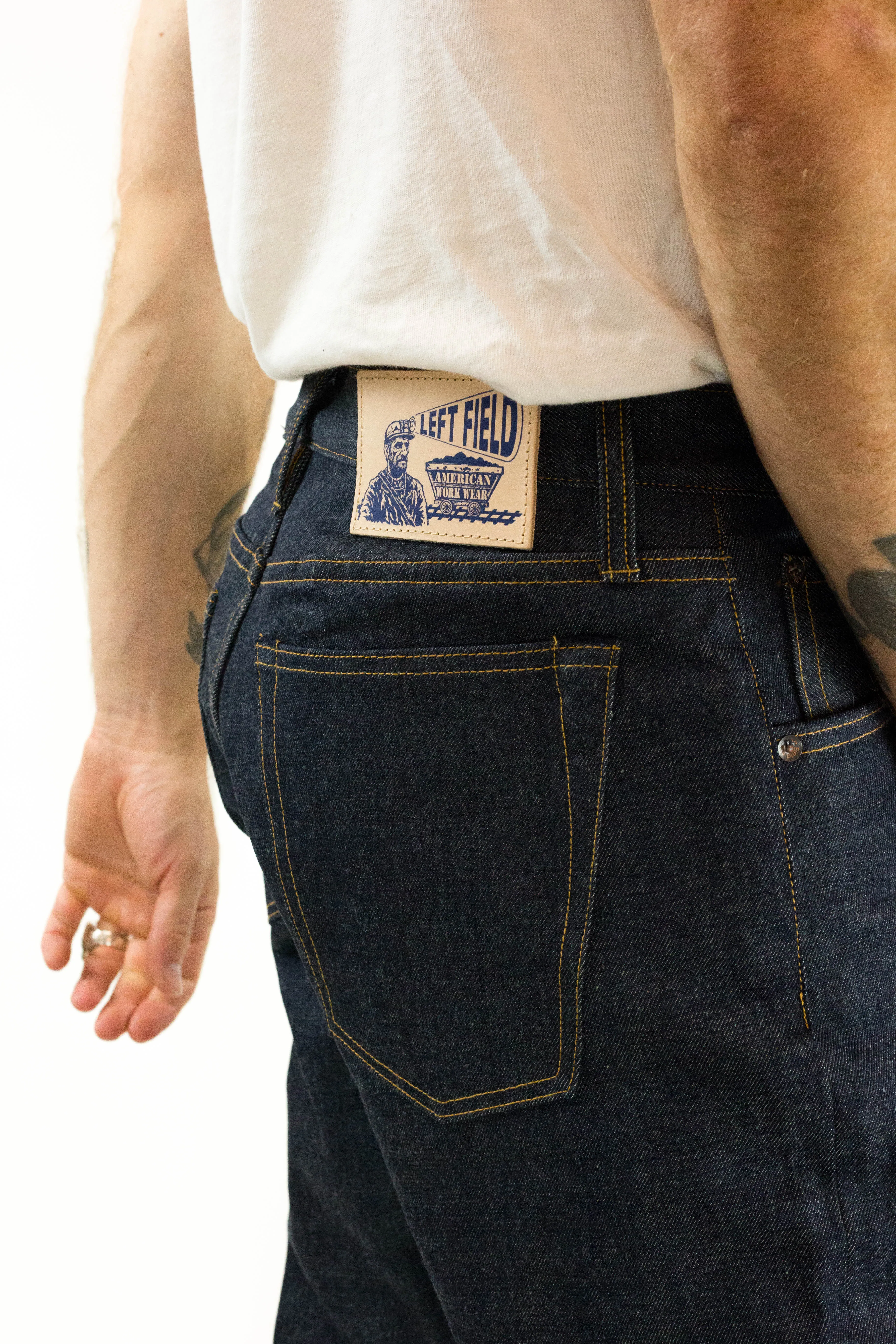 Pre Order - Atlas Vidalia Mills 14 oz Indigo Raw Denim - 3 Weeks