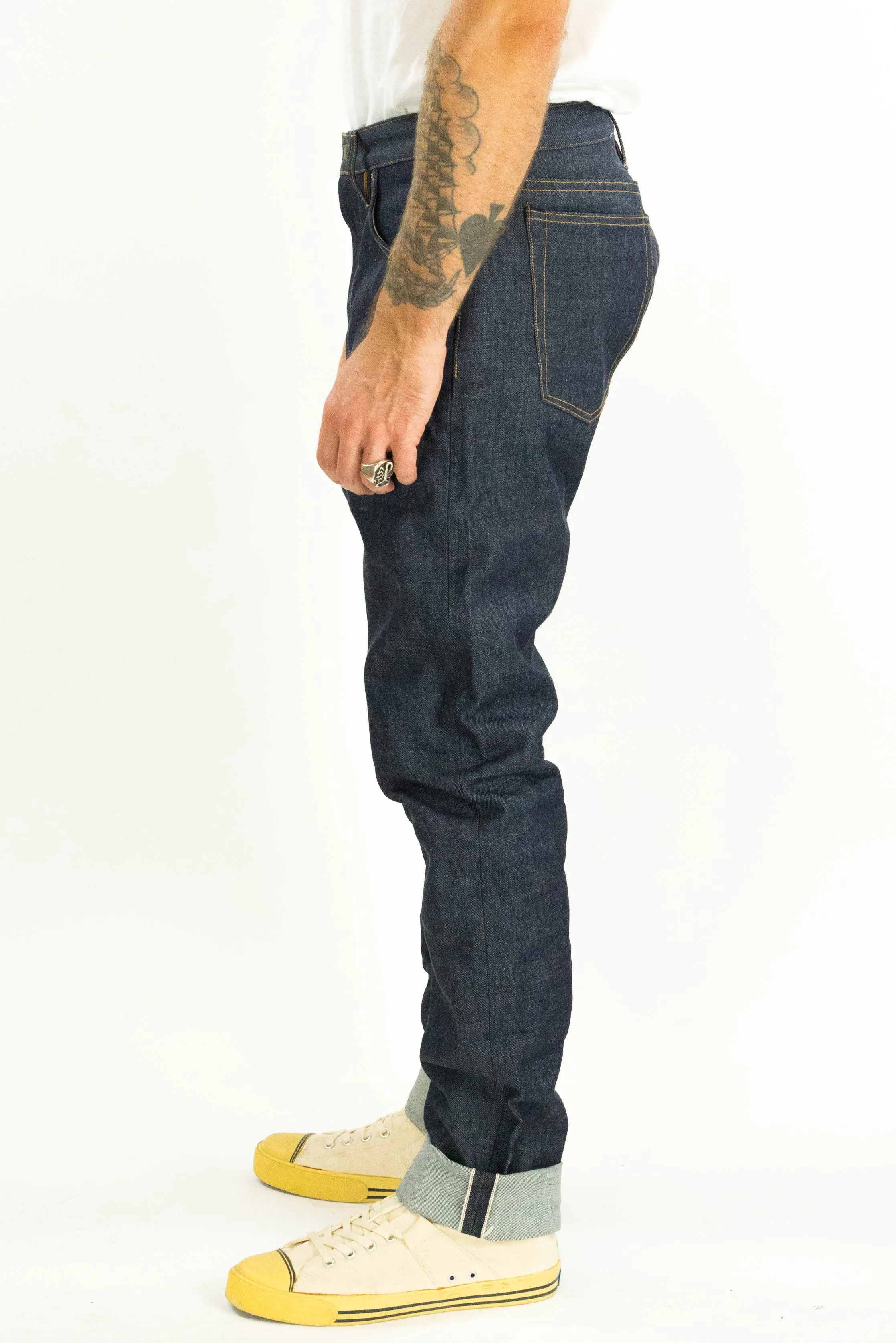 Pre Order - Atlas Vidalia Mills 14 oz Indigo Raw Denim - 3 Weeks