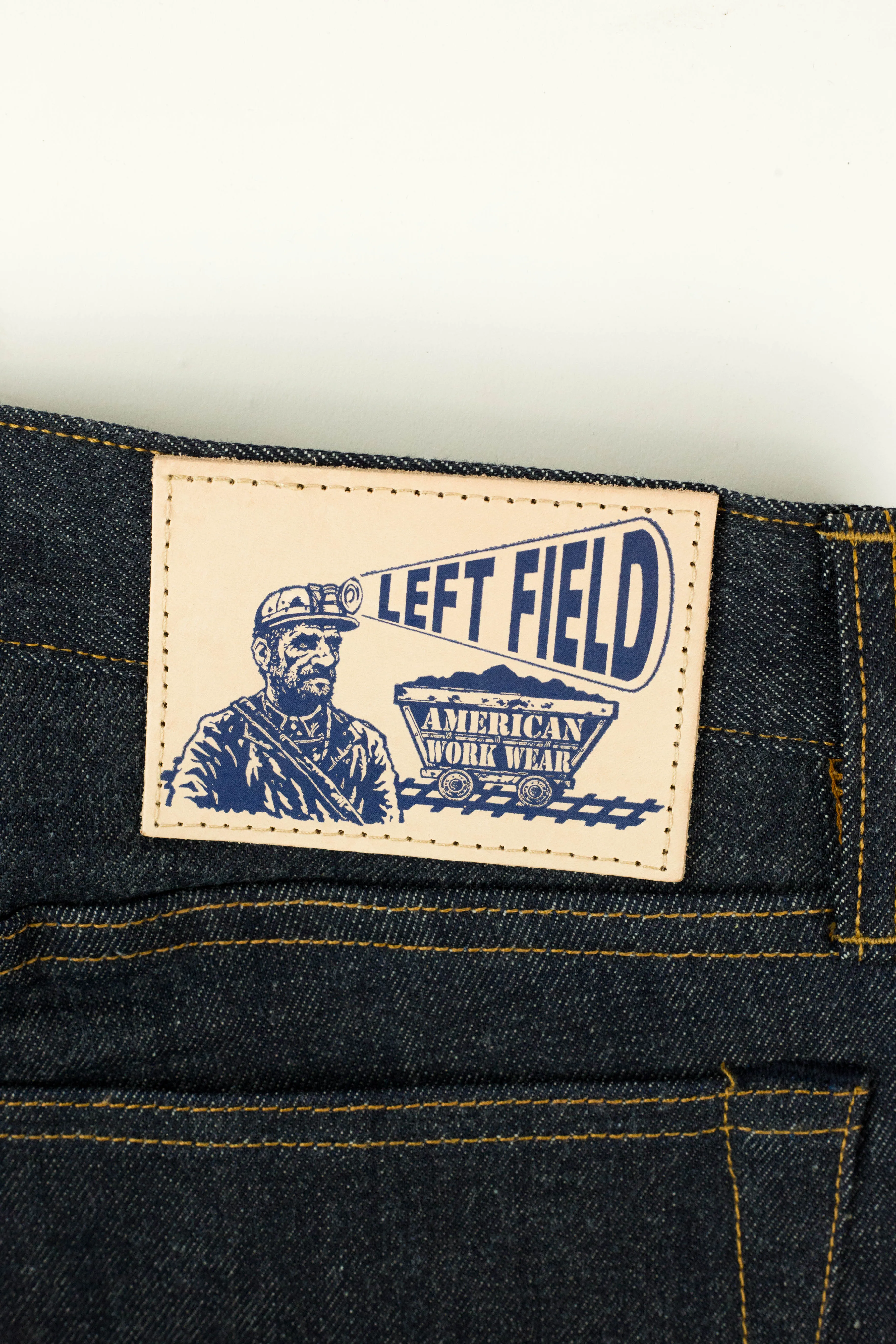 Pre Order - Atlas Vidalia Mills 14 oz Indigo Raw Denim - 3 Weeks