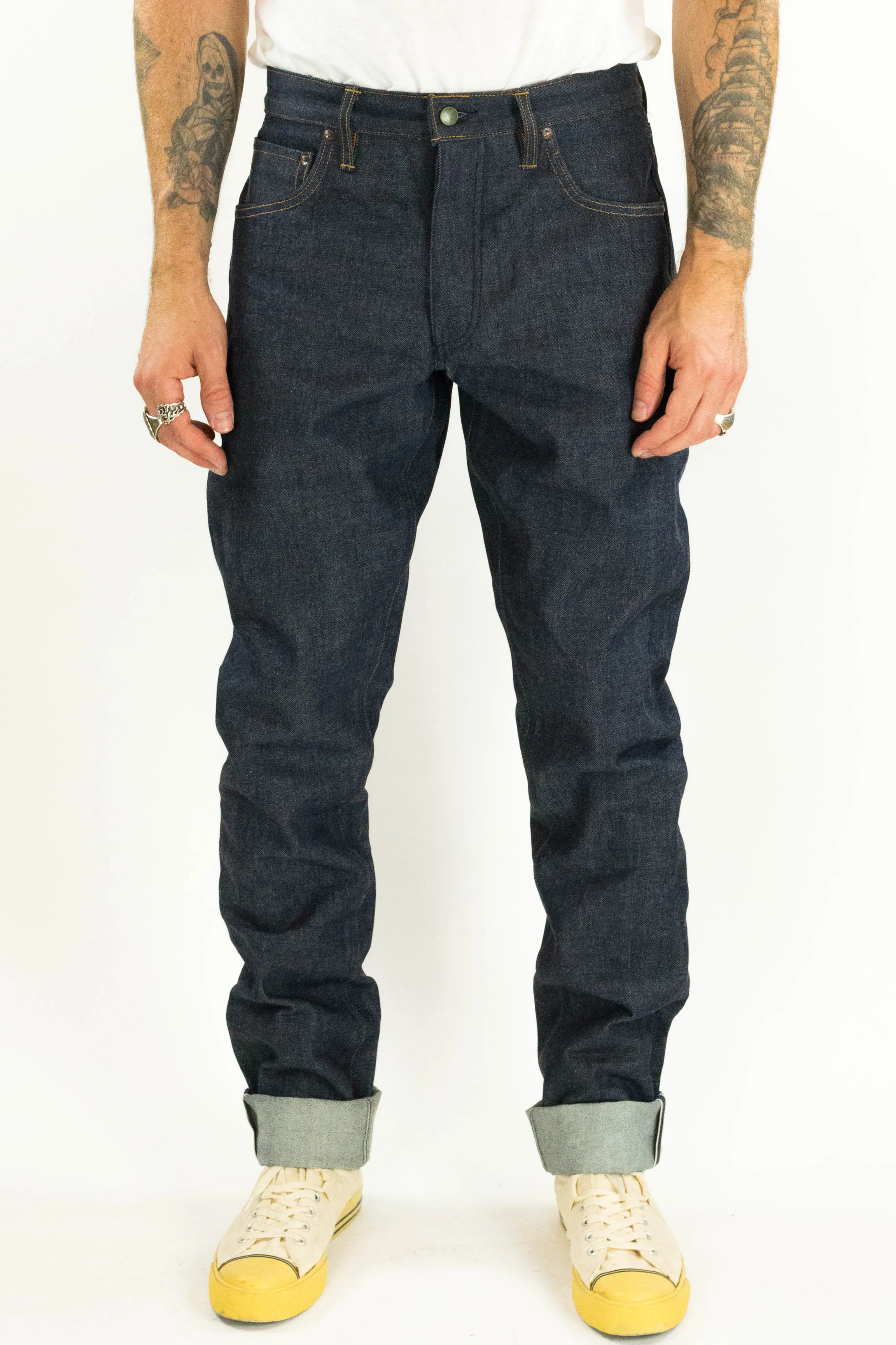 Pre Order - Atlas Vidalia Mills 14 oz Indigo Raw Denim - 3 Weeks