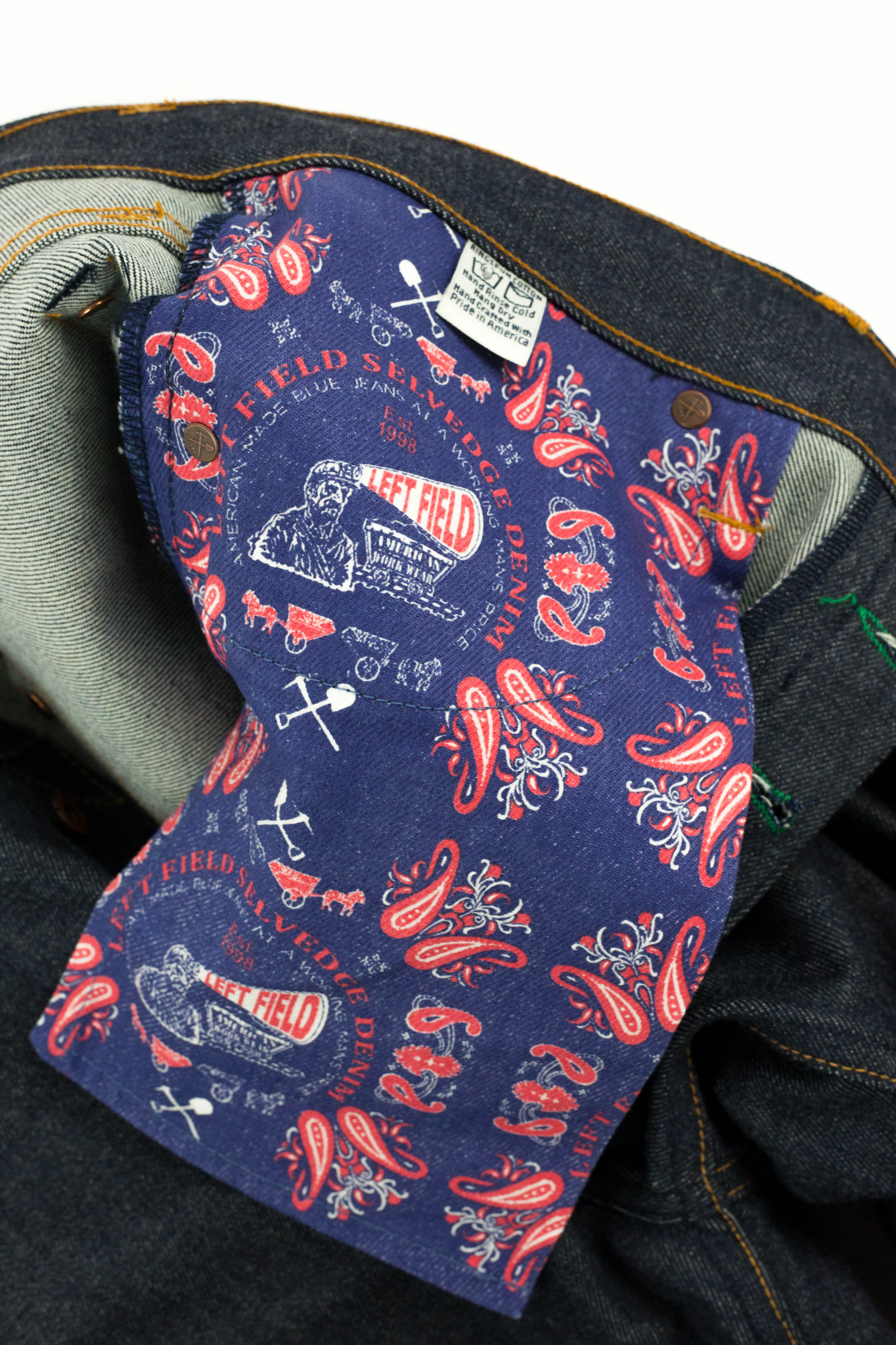 Pre Order - Atlas Vidalia Mills 14 oz Indigo Raw Denim - 3 Weeks