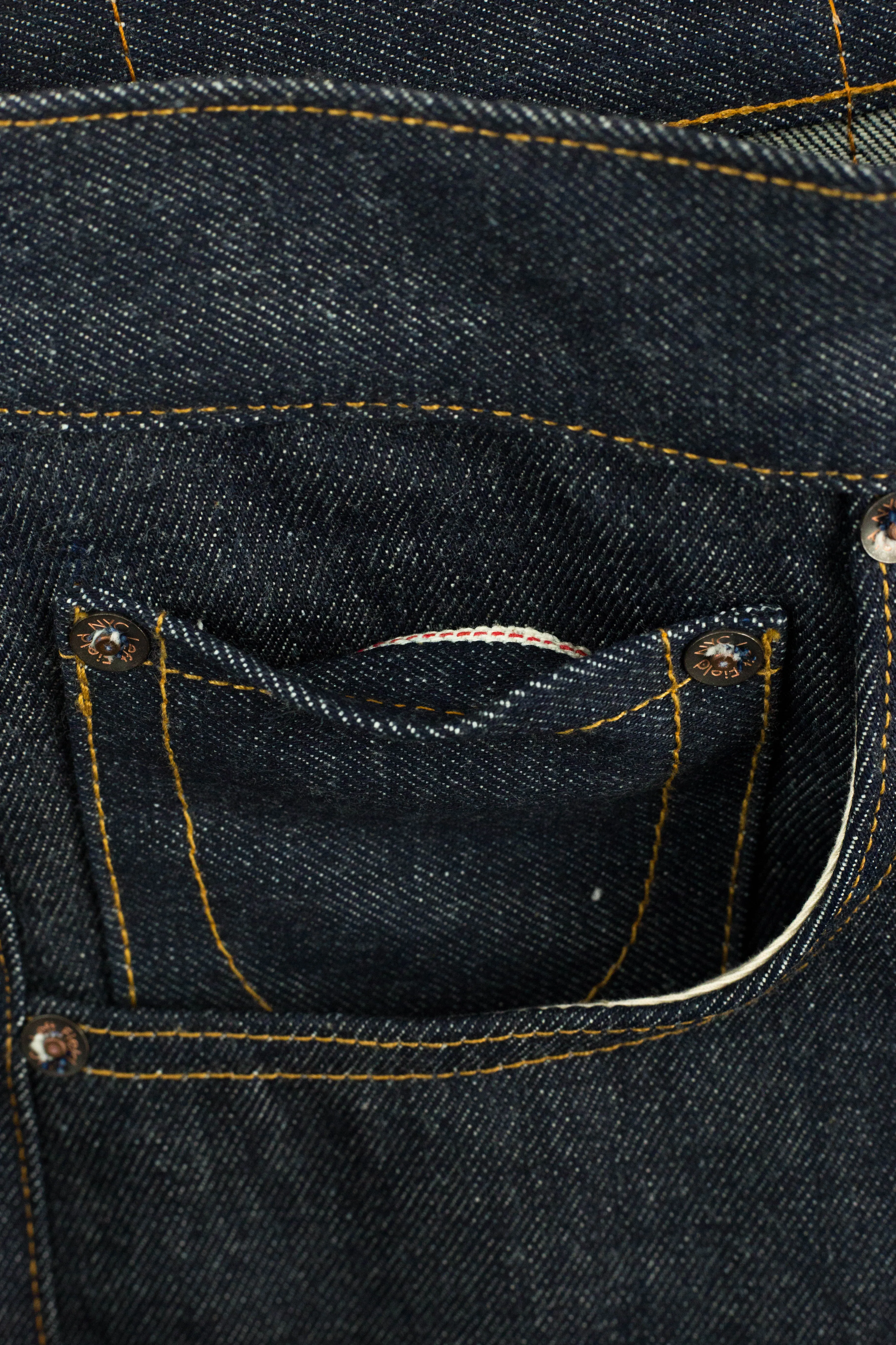 Pre Order - Atlas Vidalia Mills 14 oz Indigo Raw Denim - 3 Weeks