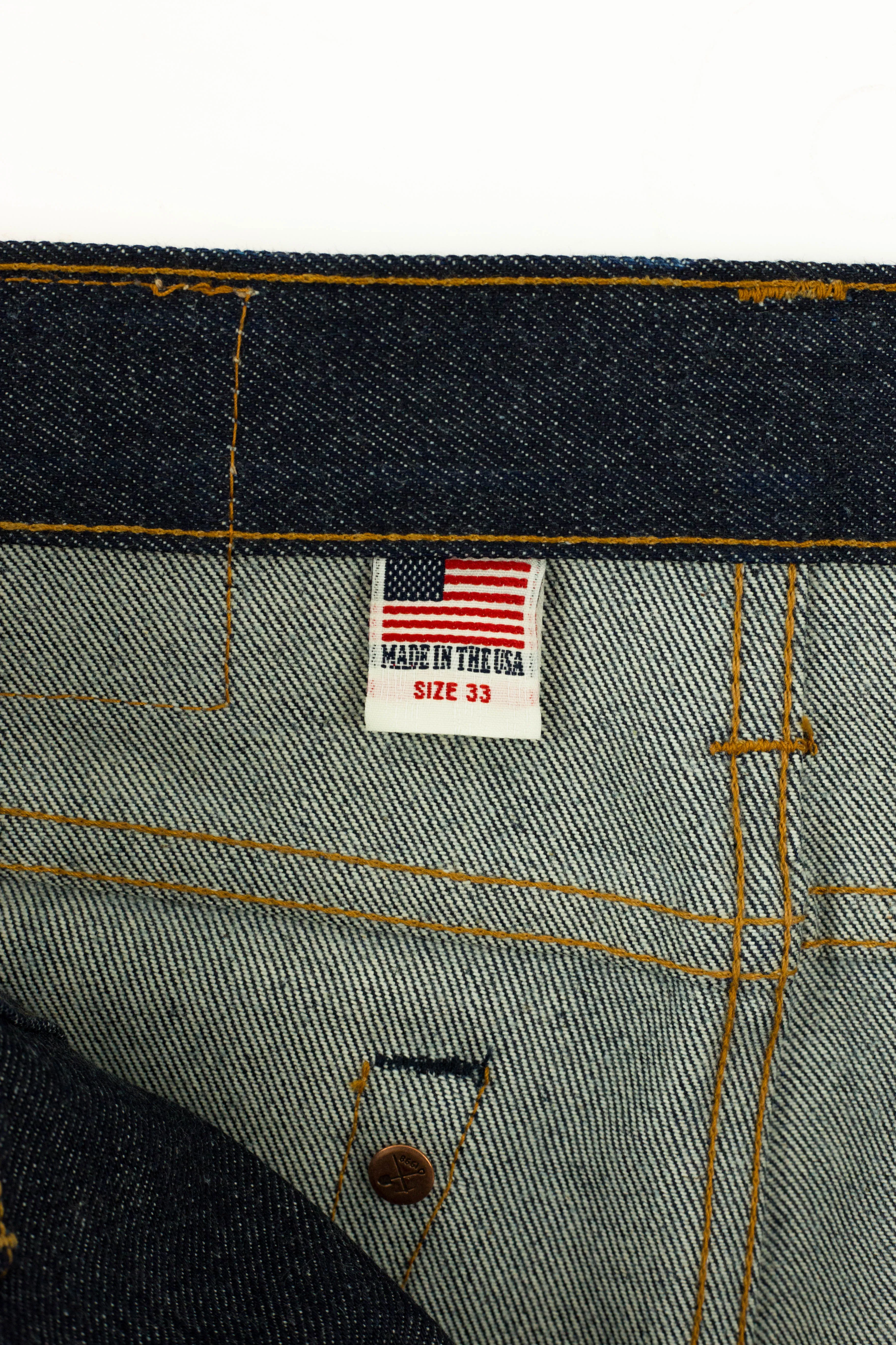 Pre Order - Atlas Vidalia Mills 14 oz Indigo Raw Denim - 3 Weeks