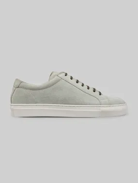 Rawls Men Light Gray Suede Sneakers